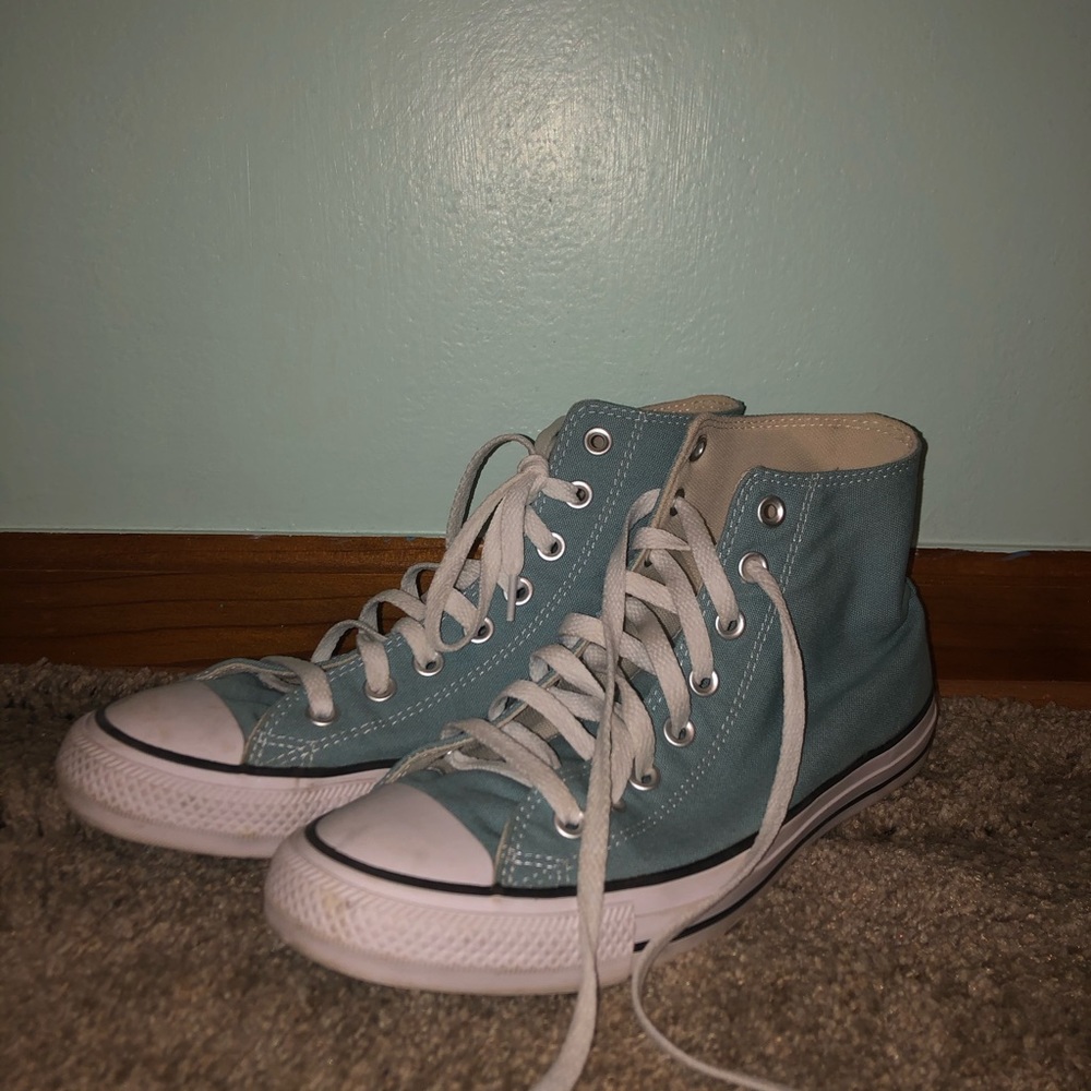 Converse ceramic teal high tops!